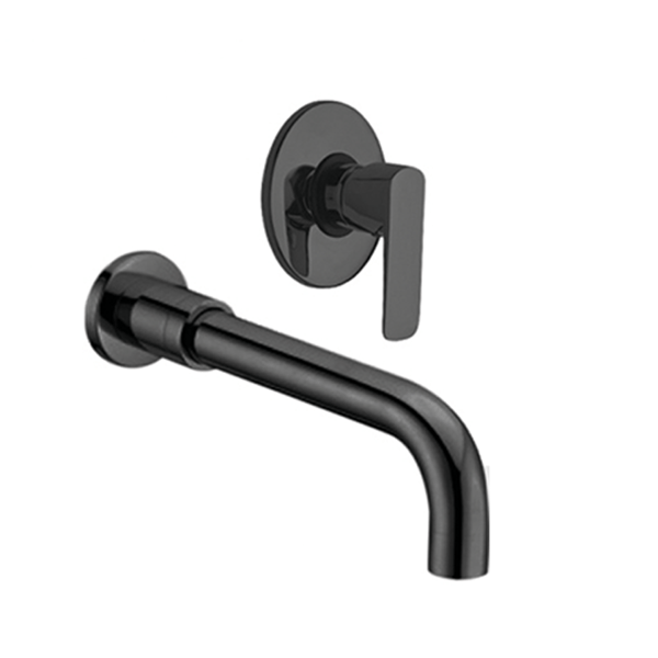 Μπαταρία νιπτήρος εντοιχισμού Imola Black Matt 7818N